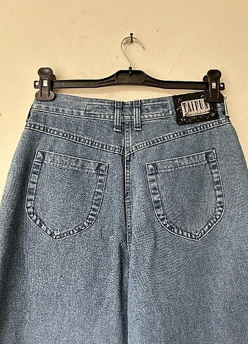 40 Beden Vintage Kot Pantolon