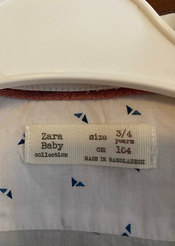 Erkek Çocuk Beyaz Baskılı Pamuklu Gömlek - Görsel 3