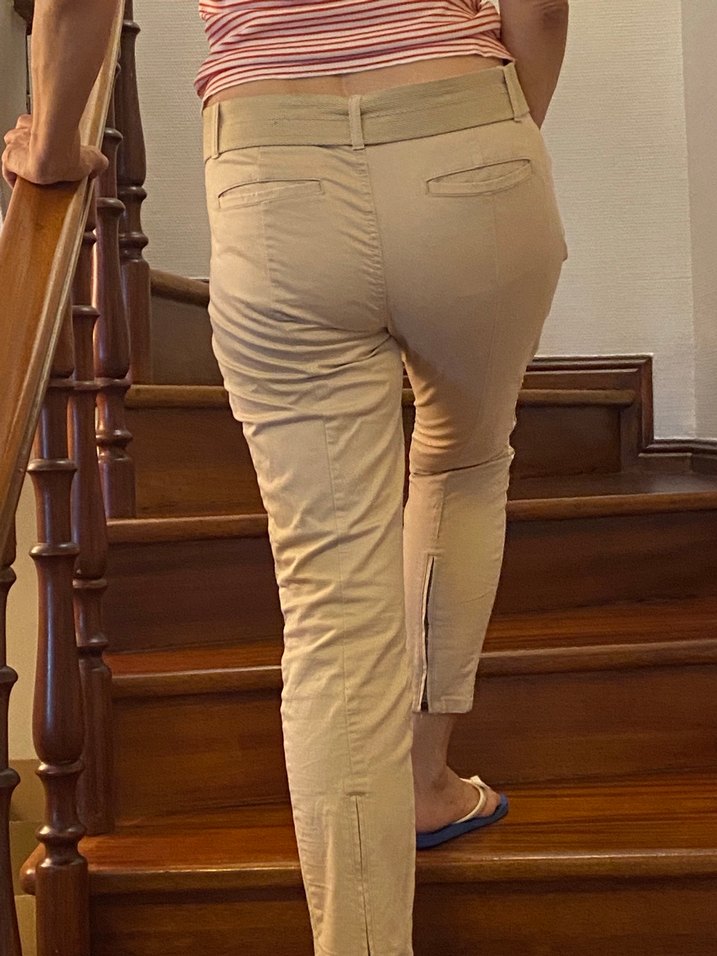 Bej Kadın Kumaş Pantolon - Görsel 3