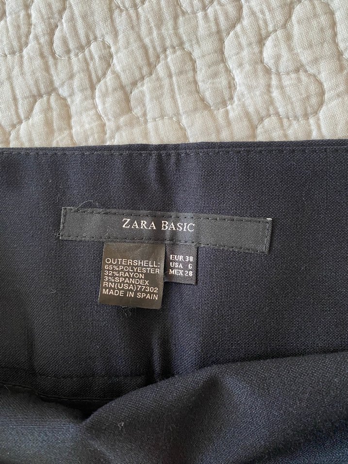 Lacivert Midi Kalem Etek Kemerli - Görsel 3