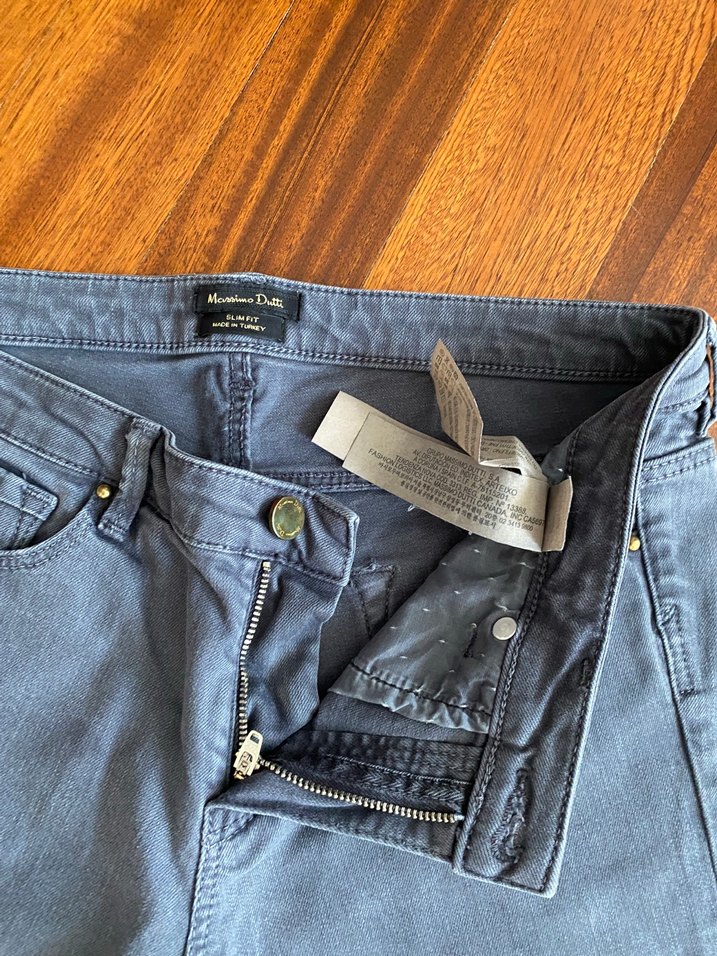 Kadın Gri Midi Denim Pantolon - Görsel 3