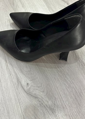 Siyah Modern Klasik Stiletto Topuklu Kadın Ayakkabı - Görsel 6