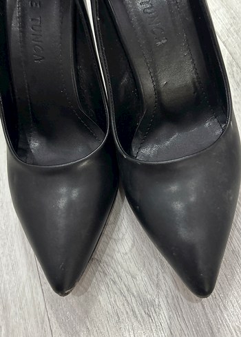 Siyah Modern Klasik Stiletto Topuklu Kadın Ayakkabı - Görsel 2