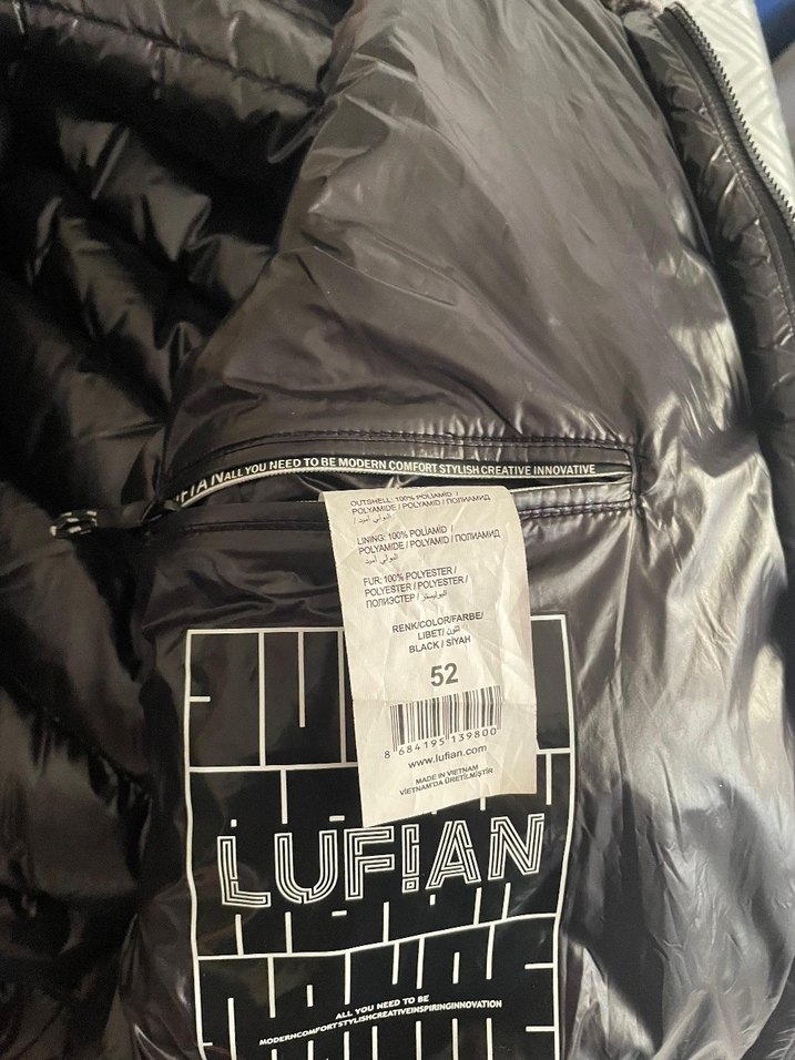 Kürk Detaylı Siyah Deri Erkek Mont - Görsel 2