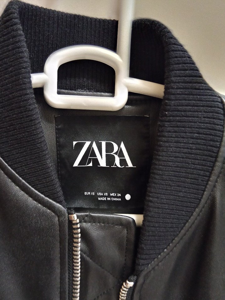 Zara deri ceket - Görsel 2