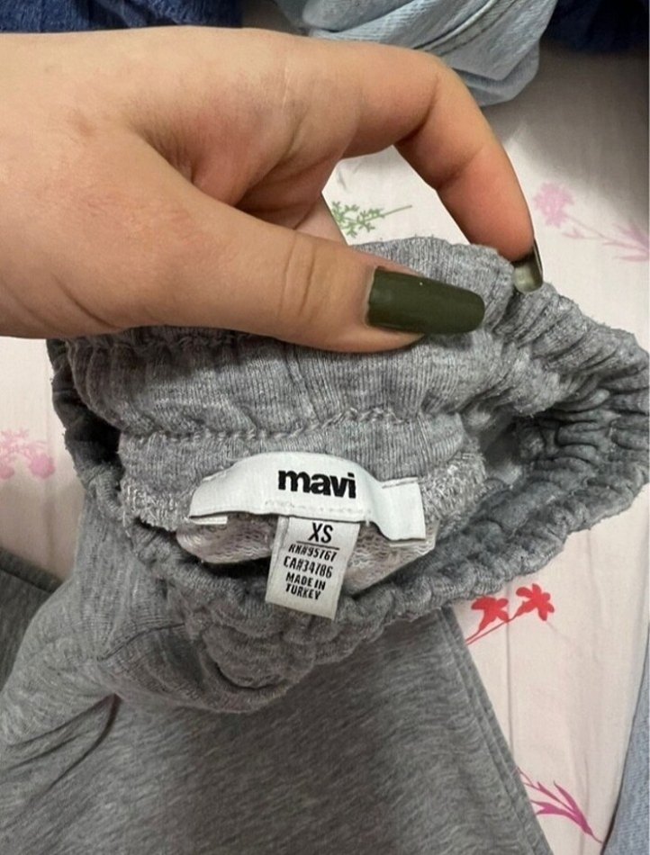 mavi jeans gri eşofman - Görsel 2