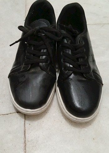 Siyah Minimalist Kadın Sneakers 37 38 uyumlu