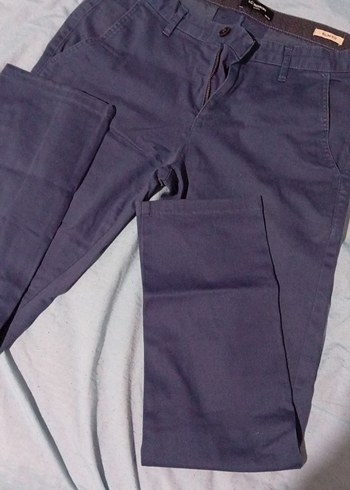 Erkek Lacivert Regular Fit Denim Pantolon - Görsel 2