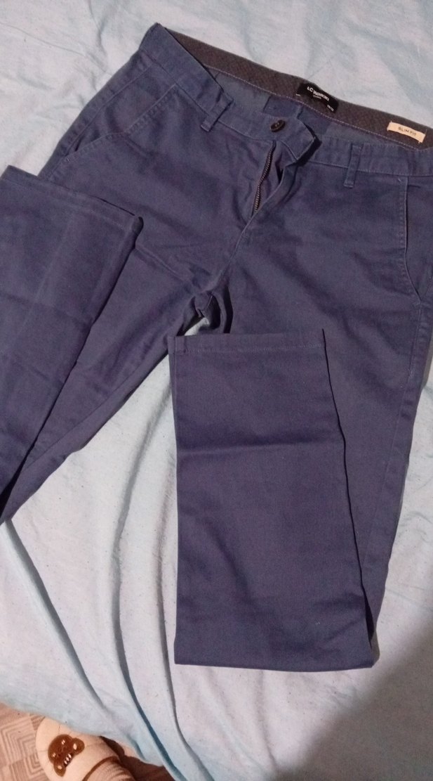 Erkek Lacivert Regular Fit Denim Pantolon - Görsel 2
