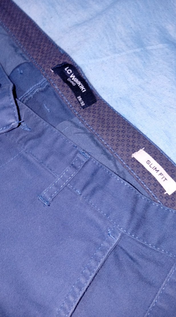 Erkek Lacivert Regular Fit Denim Pantolon - Görsel 3
