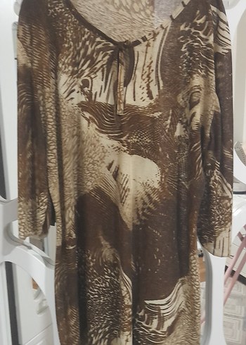 Vintage Bohem Uzun Kollu tunik iç gösterir l ve xl ye uyumlu