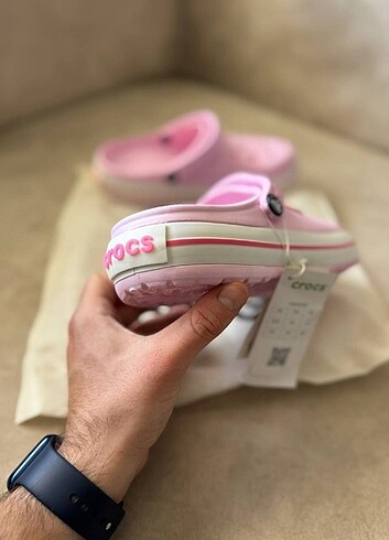 39 Beden pembe Renk Crocs Crocband