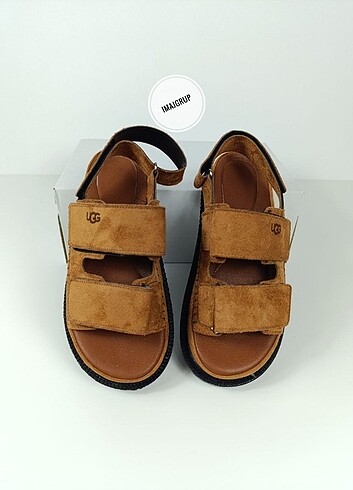 39 Beden camel Renk Ugg Golden Glow Sandalet Taba