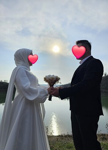 38 Beden Tesettür Nikah Elbisesi
