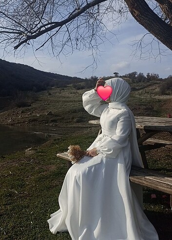 Diğer Tesettür Nikah Elbisesi