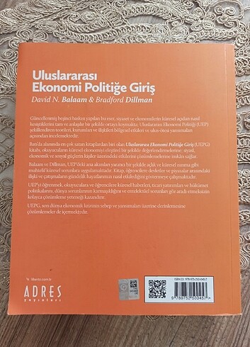  Uluslararası Ekonomi Politiğe Giriş David Balaam ve Bradford Dil