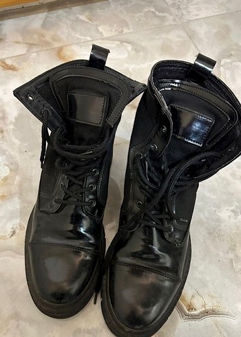 Siyah Tokalı Blok Topuklu Erkek Bot - Görsel 4