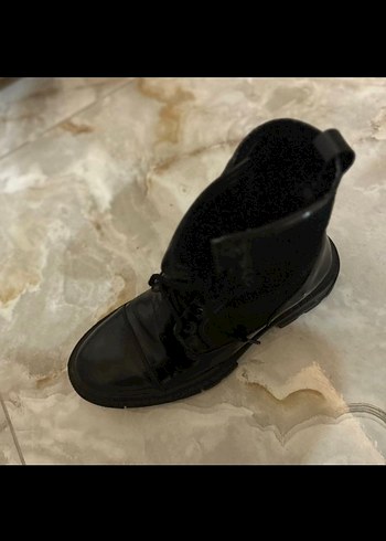 Siyah Tokalı Blok Topuklu Erkek Bot - Görsel 6