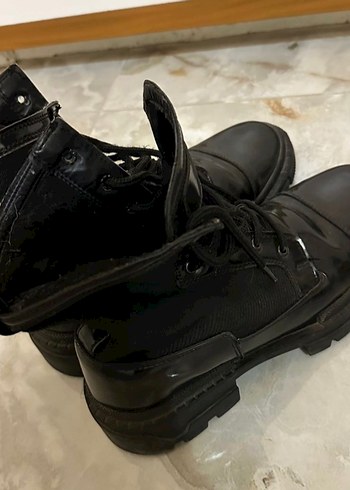 Siyah Tokalı Blok Topuklu Erkek Bot - Görsel 3