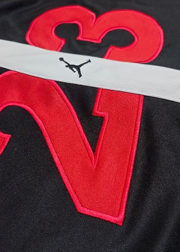 Vintage Air Jordan Siyah Fermuarlı Erkek Ceket M - Görsel 6