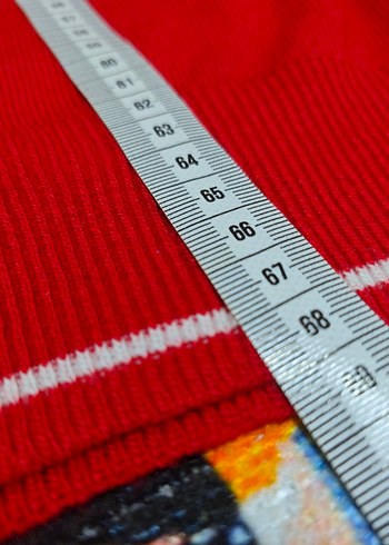 Erkek Kırmızı Kısa Kollu Triko Polo Tişört - Görsel 6