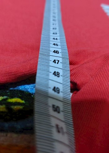 Kral Baskılı Kırmızı Erkek Tişört - Görsel 6