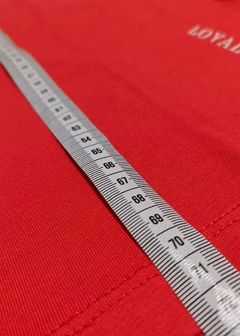 Kral Baskılı Kırmızı Erkek Tişört - Görsel 7