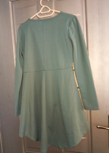 Drapeli Turkuaz Tunik Etek Takım - Görsel 3