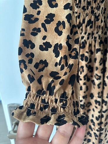 Mango Mango leopar desenli