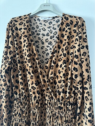 m Beden Mango leopar desenli