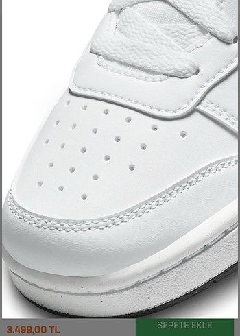 38 Beden beyaz Renk Kadın nike orjinal sneakars