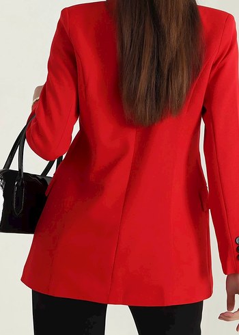 m Beden Kırmızı Blazer ceket