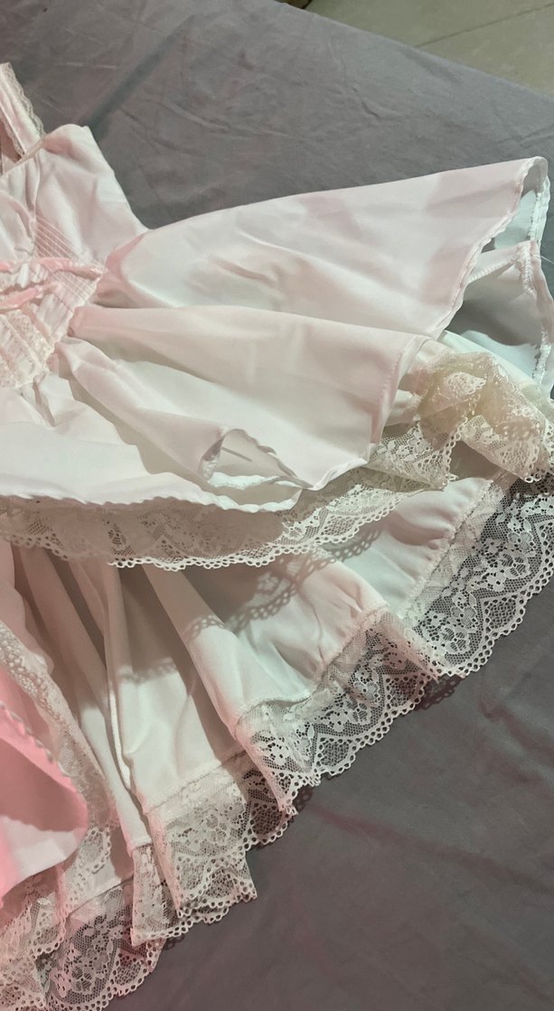 Beyaz Dantelli arkası bağlamalı elbise mini - Görsel 4