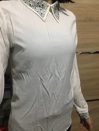 s Beden Beyaz bluz