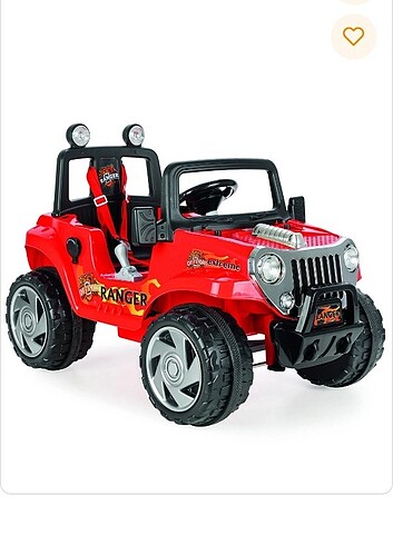 Pilsan kırmızı akülü araba jeep