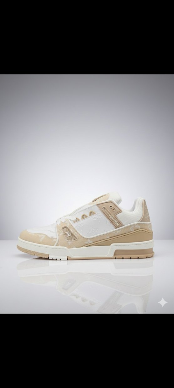 Bej Süet Bağcıklı Erkek Spor Ayakkabı - Görsel 2