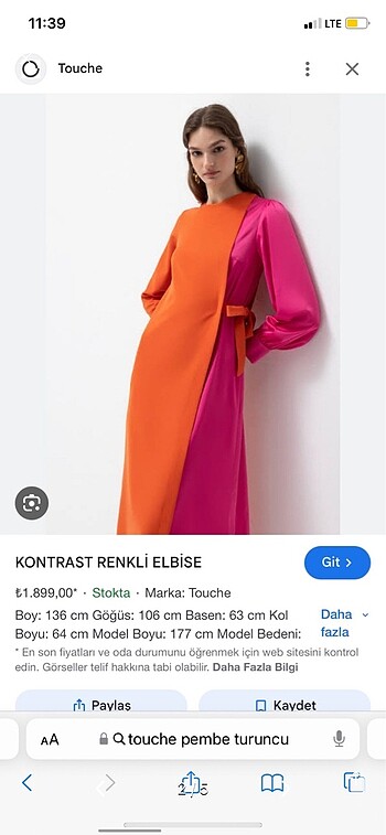 Diğer Touche elbise