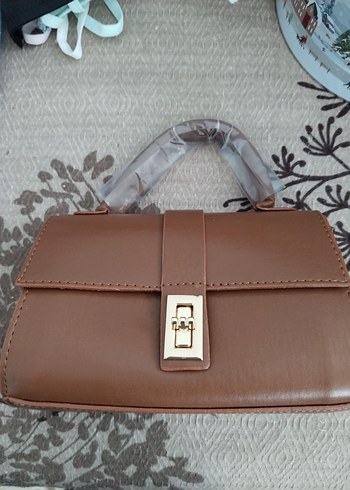 Taba renk küçük boy çanta - Görsel 2