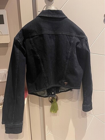 s Beden gri Renk Orjinal guess denim ceket