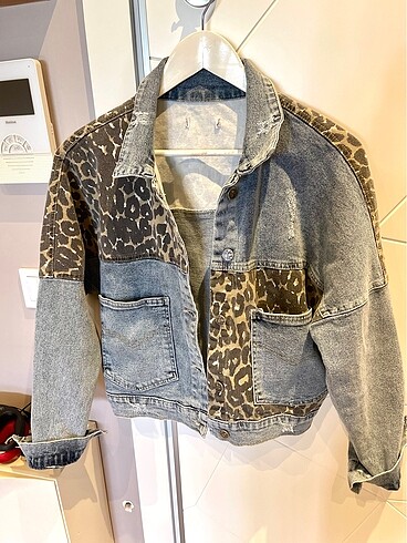 Zara Leopar desenli kot ceket