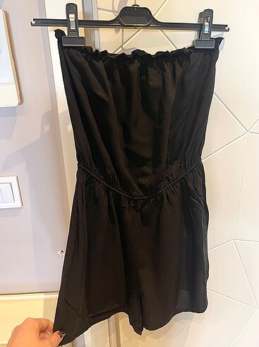 Zara Straplez kısa tulum