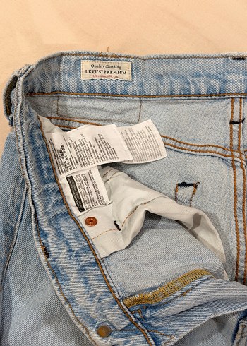 Levi's 512 Mavi Kadın Denim Pantolon - Görsel 6