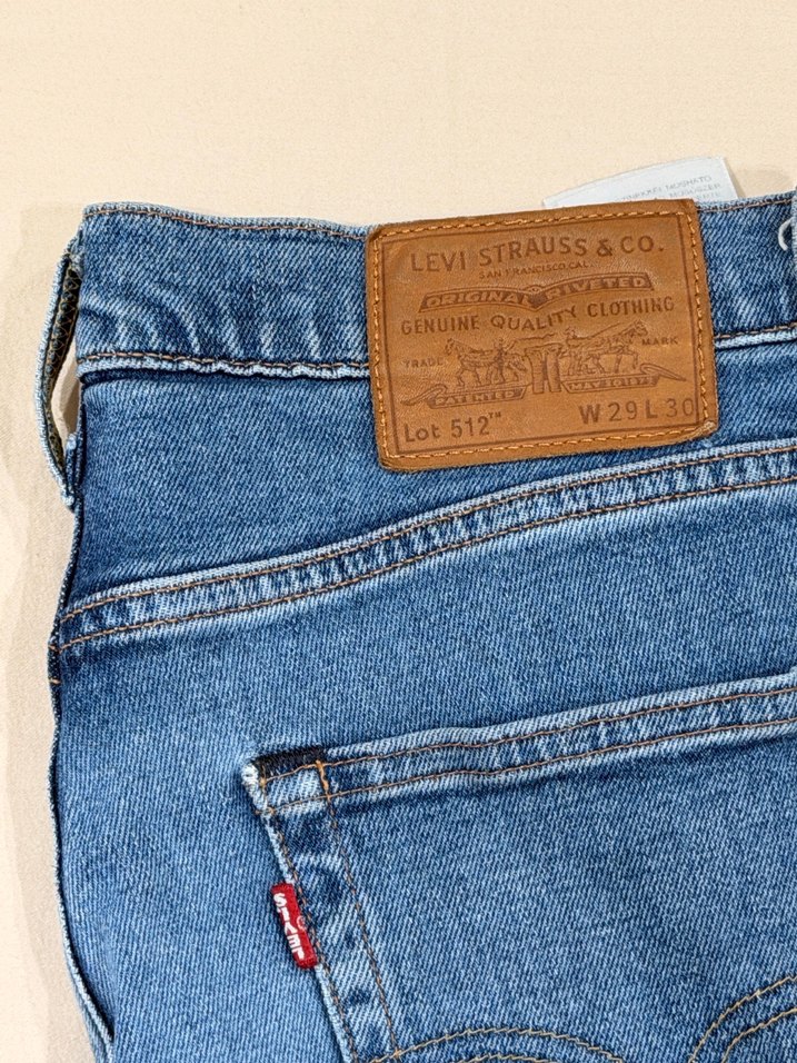 Levis Kot Pantolon - 512 Fermuarlı - Görsel 3