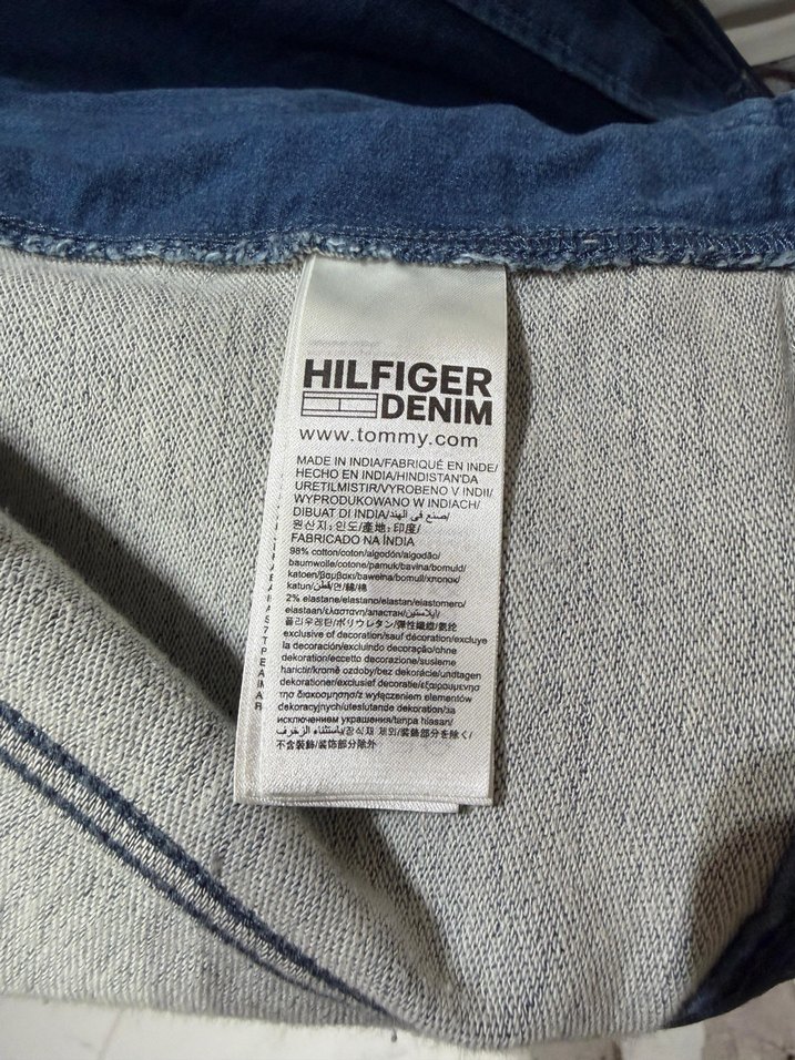 Tommy Fermuarlı Denim Ceket - Görsel 4