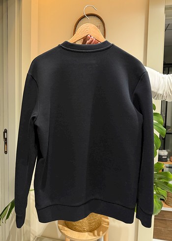 Siyah Fermuarlı Kadın Sweatshirt - Görsel 2