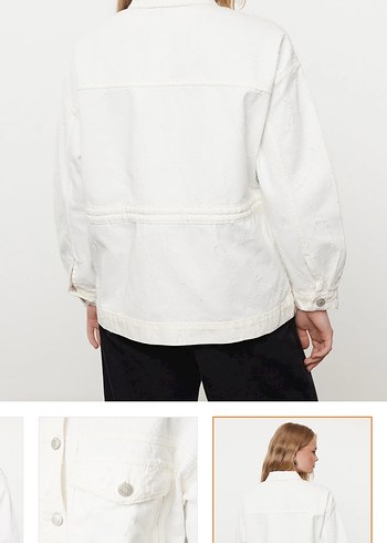 Kadın Kot Ceket - Görsel 4