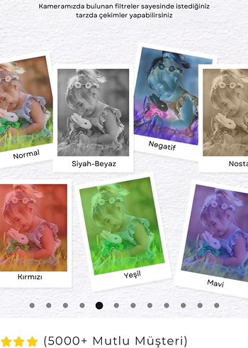 Beyaz 5K Ultra HD Dijital Kamera - Görsel 3