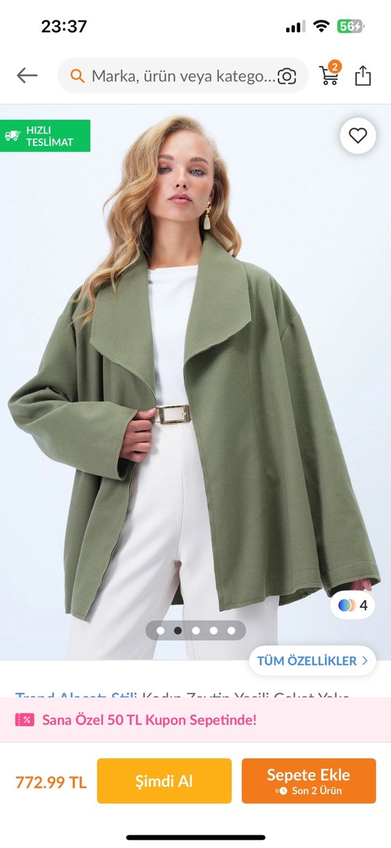 Kaşe ceket - Görsel 2