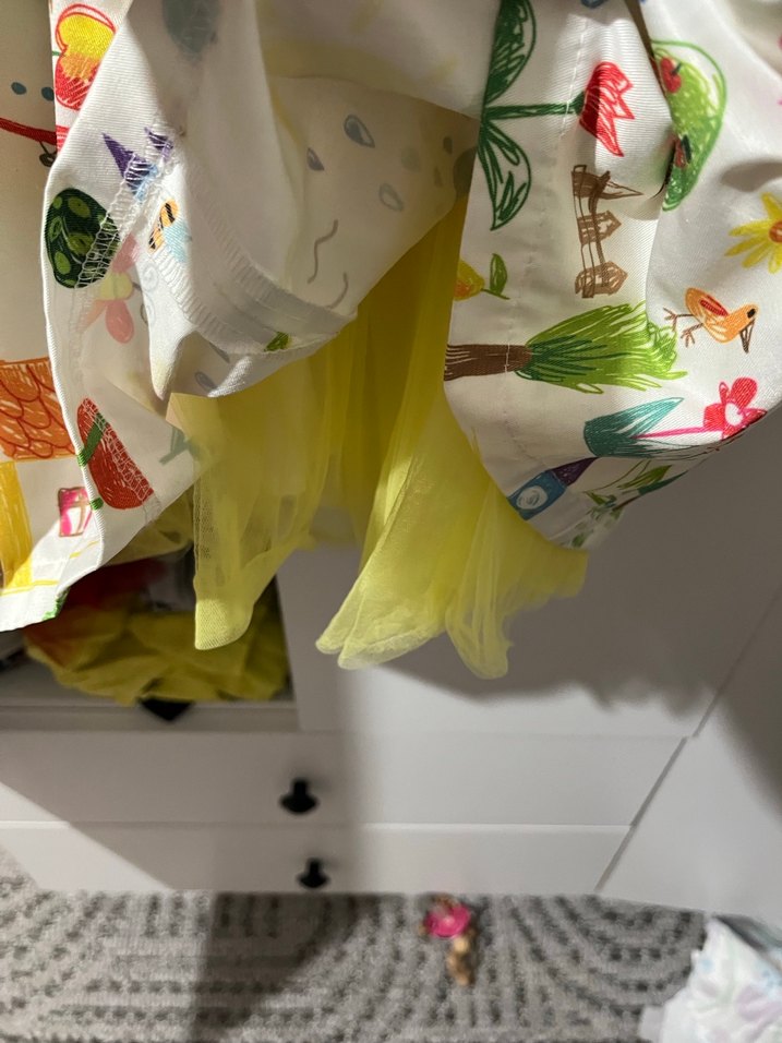 Renkli Baskılı Bohem Kız Elbisesi - Görsel 3