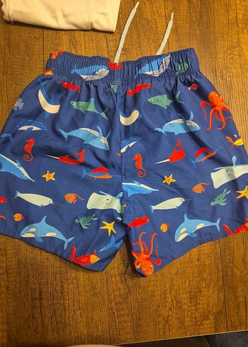 Penti Erkek Çocuk Deniz Temalı Desenli Mavi Şort - Görsel 2